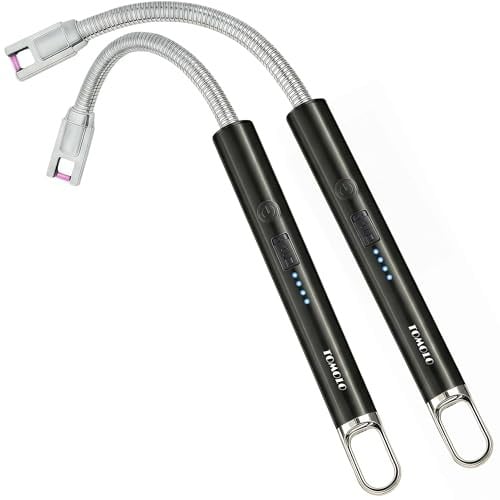 Tomolo Rechargeable Electric Plasma Candle Lighter 2-Pack Deal
