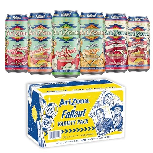AriZona x Fallout Green Tea Energy Drink Variety Pack 12-Pack