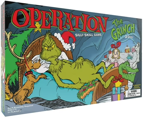Operation Dr. Seuss Grinch Board Game