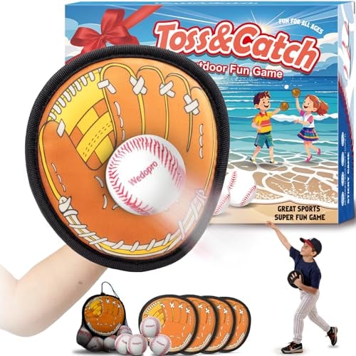 Kids Toss and Catch Ball Outdoor Game Set