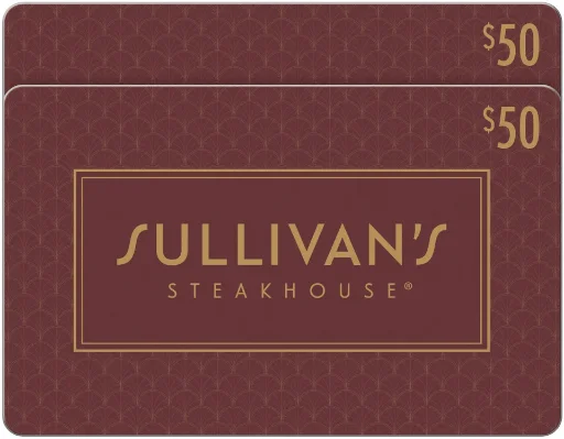 Sullivan's Steakhouse Two Restaurant $50 eGift Cards