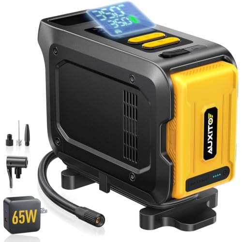 AUXITO 26000mAh 150PSI Heavy Duty Tire Inflator w/ 65W Fast Charging & Built-in Power Station Deal