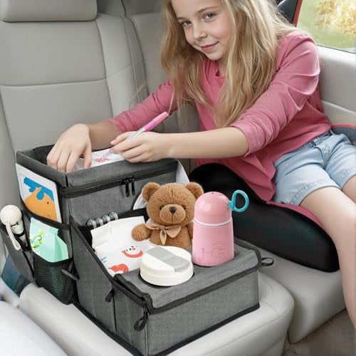 Wenrener 2-in-1 Back Seat Cooler Organizer w/ Tray, Cup Holders & 11 Storage Compartments Deal