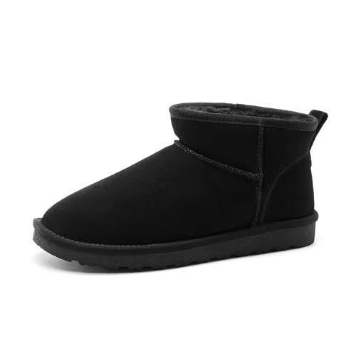 Bruno Marc Men's Warm Fuzzy Classic Short Winter Boots
