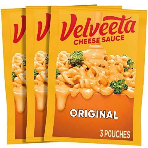 Velveeta Original Cheese Sauce Pouches 3-Pack 4-Oz Deal