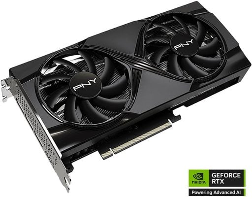 PNY NVIDIA GeForce RTX 5060 Ti Overclocked Dual Fan 8GB GDDR7 PCIe 5.0 Graphics Card Deal