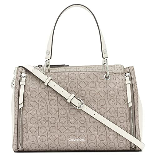 Calvin Klein Women's Bubble Lamb Organizational Satchel Deal