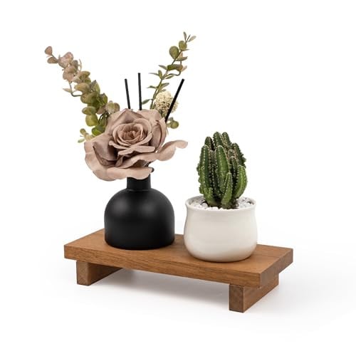 Xuborku Small Wood Pedestal Stand