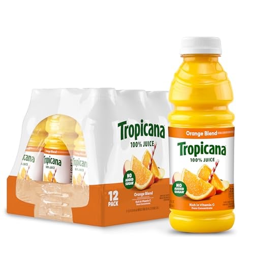 Tropicana 100% Orange Blend From Concentrate 15.2-Oz 12-Pack