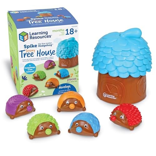 7-Piece Learning Resources Spike the Fine Motor Hedgehog Sensory Tree House