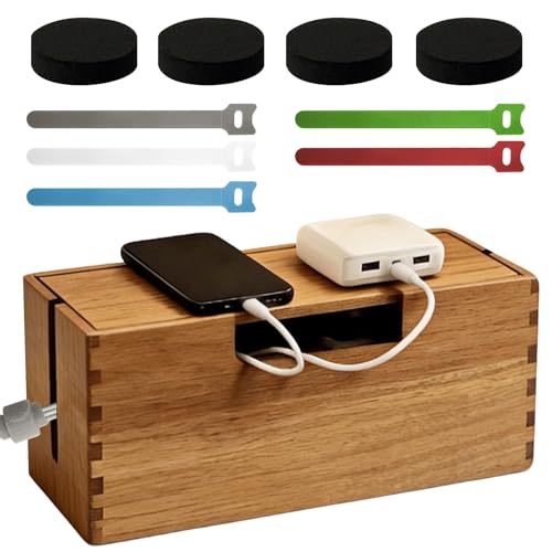 Acacia Wood Cable Management Box Deal