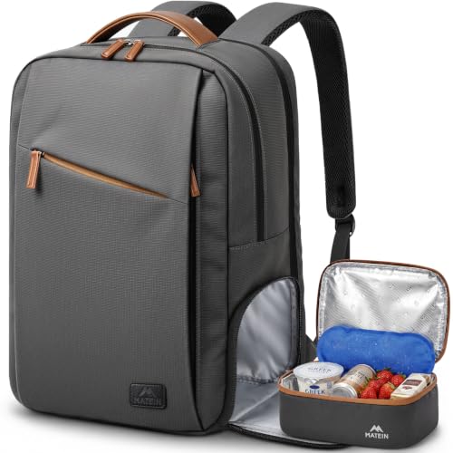 MATEIN Men's 15.6" Laptop Backpack with Insulated Lunch Compartment Deal