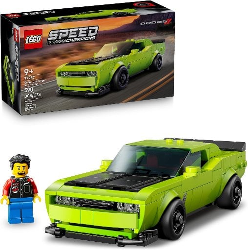 LEGO Speed Champions Dodge Challenger SRT Hellcat Sports Car Building Set (390-Pc) Deal