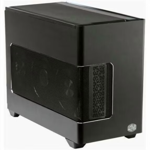 Cooler Master NR200P V3 Mini-ITX PC Case with PCIe 5.0 Riser Cable & Vertical GPU Mount (Black)