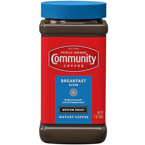 Community Coffee Instant Coffee, 7-Oz Medium Roast (Breakfast Blend)