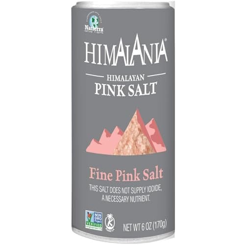 Natierra Himalania Himalayan Fine Pink Salt Shaker, 6 Ounce (Pack of 1) Deal