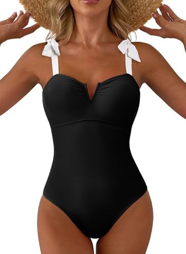 Aleumdr One Shoulder Ruffle Monokini Swimsuit Deal