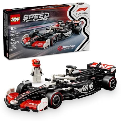 242-Piece Lego Speed Champions MoneyGram Haas F1 Team Vf-24 Race Car Building Set