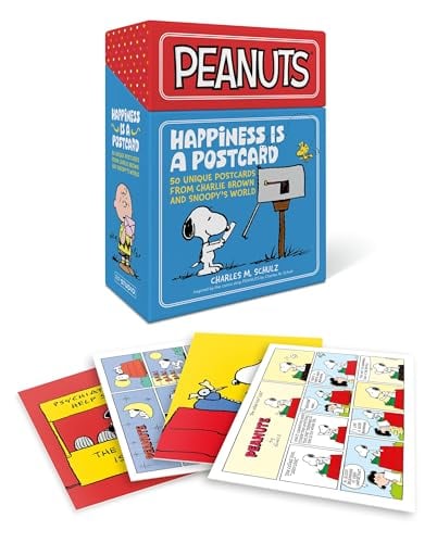 Peanuts: Happiness Is a Postcard: 50 Unique Postcards from Charlie Brown and Snoopy’s World Deal