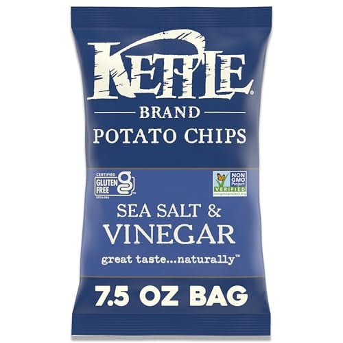 Kettle Brand Sea Salt & Vinegar Kettle Potato Chips 7.5-Ounce