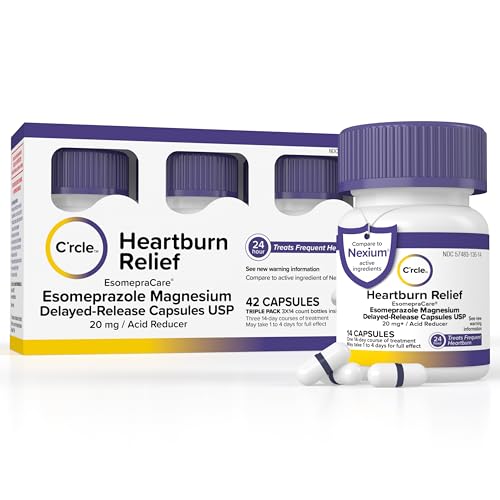 EsomepraCare Esomeprazole Magnesium Delayed-Release Heartburn 42 Count Deal