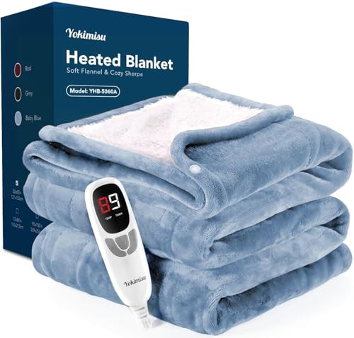 Yokimisu Heated Blanket Throw 50x60 inches