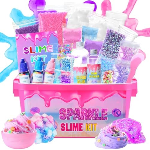Inksbui Confetti Glimmer Crunchy Slime 6-Pack Deal
