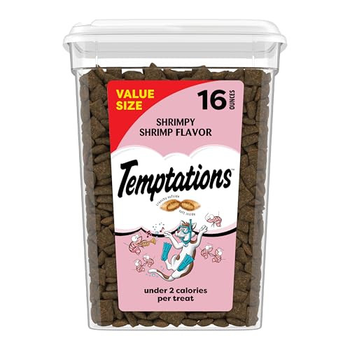 Temptations Classic Crunchy & Soft Cat Treats 16-Oz (Shrimpy Shrimp Flavor)