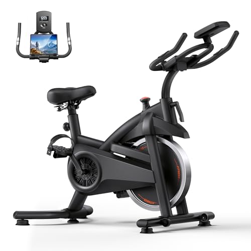CURSOR FITNESS Indoor Cycling Stationary Bike w/ App Connectivity & 330 lb Capacity