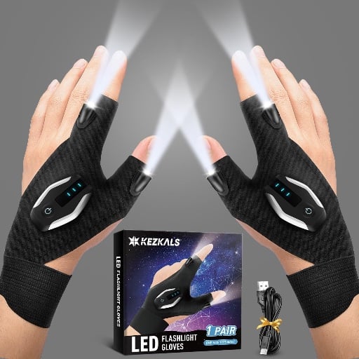 Rechargeable LED Flashlight Gloves Deal