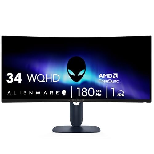 Alienware 34-inch WQHD 180Hz 1ms Curved Gaming Monitor AW3425DWM Deal