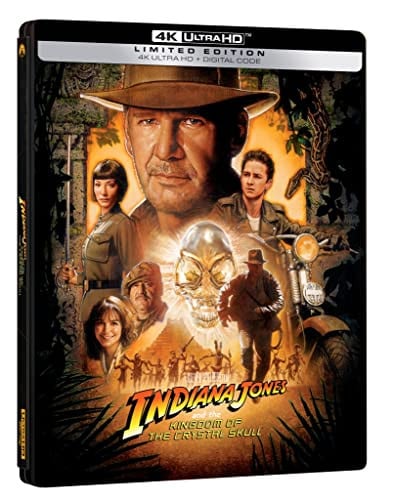 Indiana Jones and the Crystal Skull Limited Edition Steelbook 4K UHD Deal