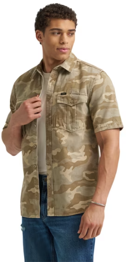 Lee Men's Heritage Short Sleeve Surplus Shirt (S-3XL) Deal