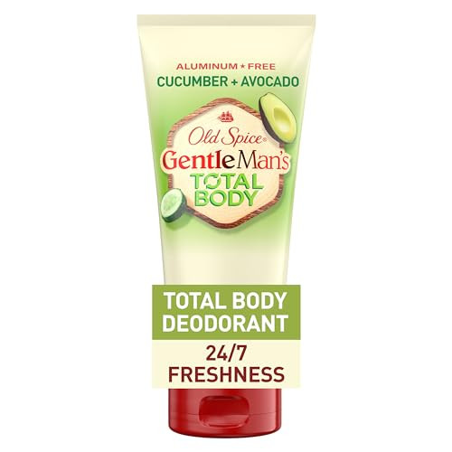 Old Spice Aluminum Free Whole Body Deodorant Cream for Men (Cucumber + Avocado)