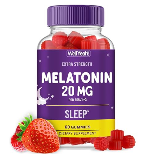 WellYeah Melatonin Gummies 60 Count