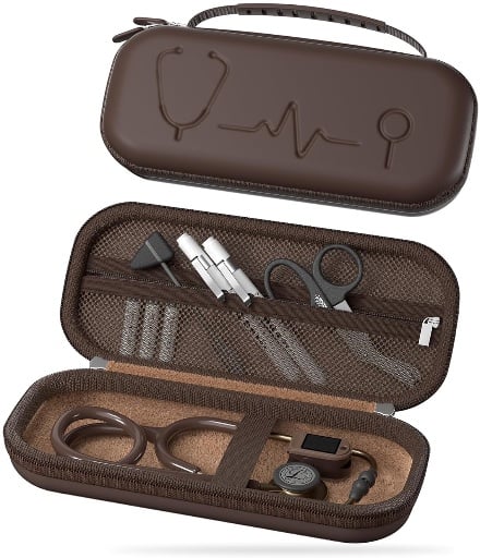 ProCase Hard Shell Stethoscope Case for Nurses, 7 Colors