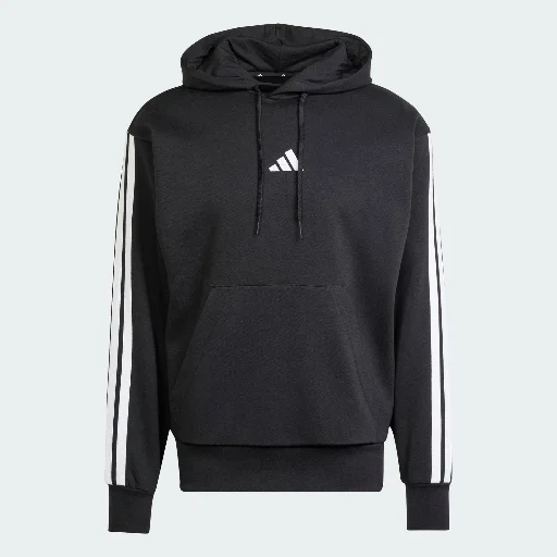 Adidas Men's Essentials 3-Stripes Fleece Hoodie Deal