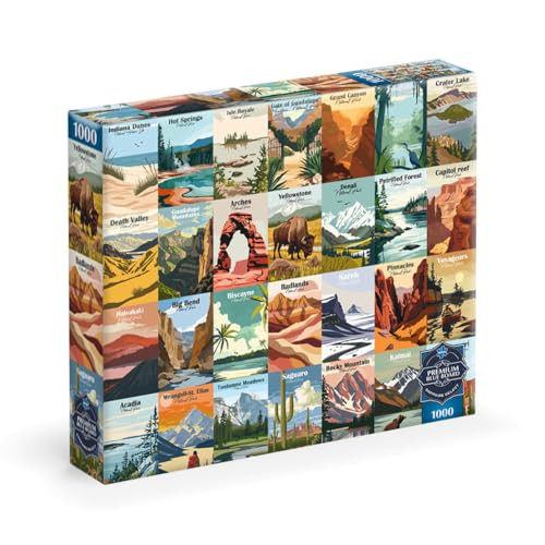Buffalo Games Sapphire Select Our National Parks 1000 Piece Jigsaw Puzzle