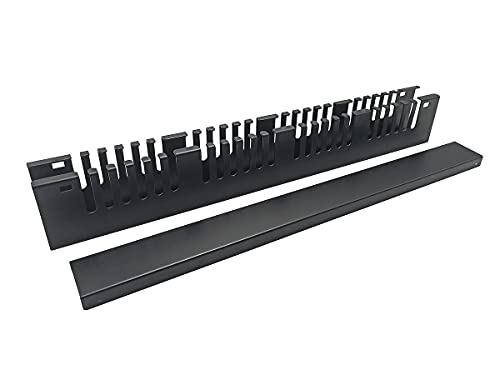 Monoprice 1U Metal Rackmount Cable Management Panel 1.58 Feet
