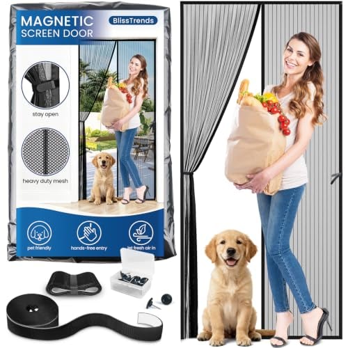 BlissTrends 38"×83" Magnetic Mesh Screen Door Deal