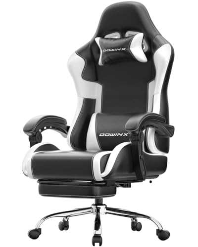 Dowinx Gaming Chair with Footrest, 2D Lift Linkage Armrest, Massage Lumbar, 330lbs Capacity Deal