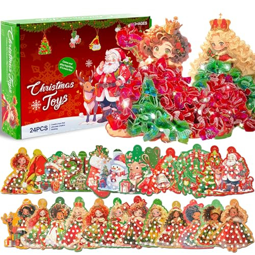  Christmas Poke Art Kit 24 Pcs