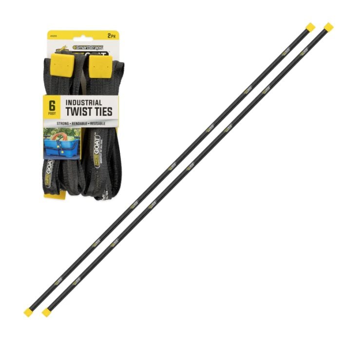 2-Pack 6' Twisted GOAT SmartStraps Industrial Twist Ties w/ Steel Core
