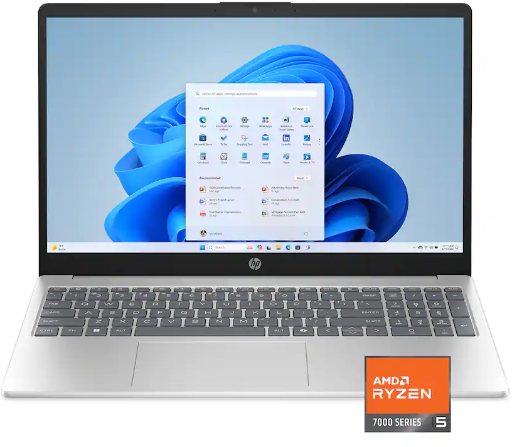 HP 15.6" Full HD Touch-Screen Laptop - AMD Ryzen 5 7520U, 8GB Memory, 512GB SSD
