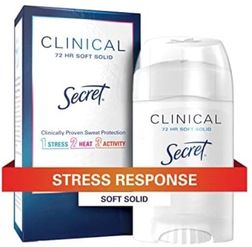 Secret Clinical Strength Stress Response Antiperspirant & Deodorant, Serene Citrus - 1.6 Oz