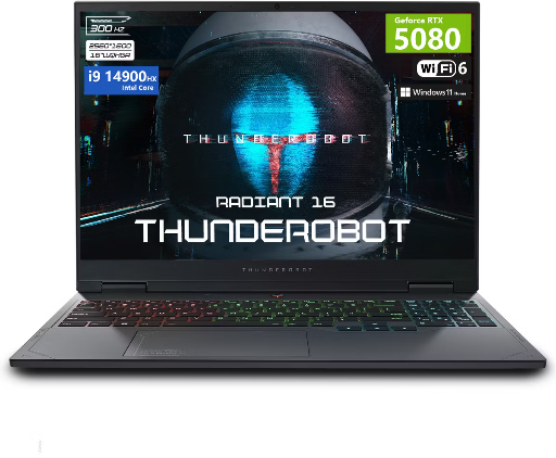 THUNDEROBOT Radiant 16 Gaming Laptop 16" 2560x1600 300Hz 64GB DDR5 2TB PCIe SSD Deal