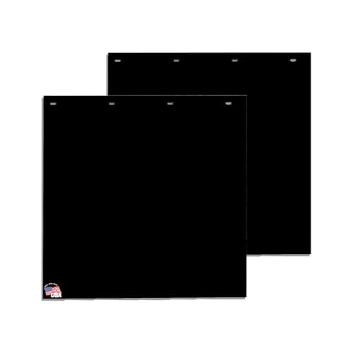 Buyers Products RC24PPB 24 x 24 Inch Black Polymer Mud Flaps, 2 Pack