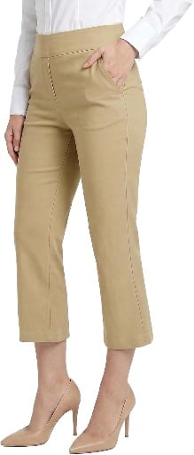 Stelle Women's Pull On Capri Pants with Pockets Deal